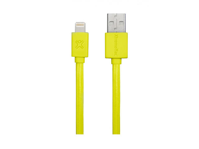 Кабели и Адаптери XtremeMac LT Flat Cable - жълт