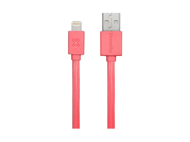 Кабели и Адаптери XtremeMac LT Flat Cable - розов