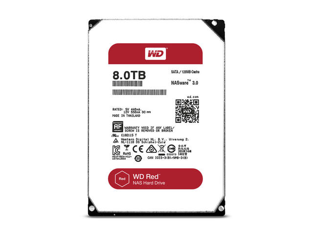 Твърди дискове 8TB 5400rpm Western Digital Red