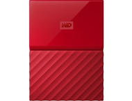 Външни HDD 1TB WD My Passport, в червено