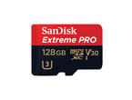 Карти памет 128GB microSDXC SanDisk Extreme Pro UHS-I V30