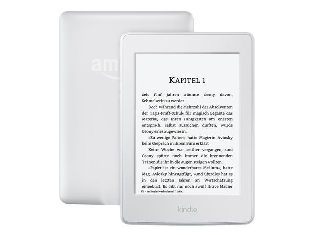 E-reader Amazon Kindle Paperwhite, в бяло