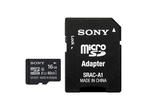 Карти памет 16GB microSDHC карта Sony Class 10 + ключодържател