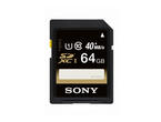 Карти памет 64GB SD Sony Class 10 UHS-I + ключодържател