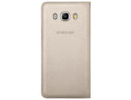 Калъфи Samsung Flip Wallet за Galaxy J5 (2016), в златисто