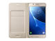 Калъфи Samsung Flip Wallet за Galaxy J5 (2016), в златисто