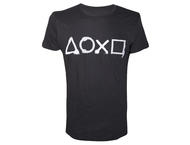 Облекло и аксесоари Playstation Buttons Artwork Printed Crewneck T-shirt, Size L