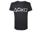 Облекло и аксесоари Playstation Buttons Artwork Printed Crewneck T-shirt, Size L