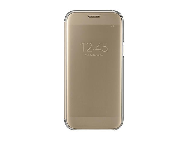 Калъфи Samsung Galaxy A5 (2017) Clear View Cover, в златисто