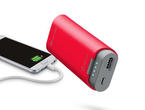 Външни батерии Cellular line 5200mAh, в червено