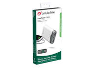 Външни батерии Cellular line 7800mAh, в бяло