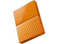 Външни HDD 1TB WD My Passport, в оранжево