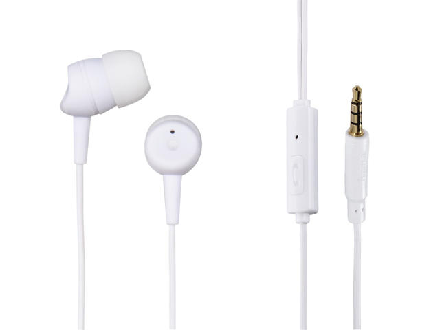 Слушалки Hama "Basic" In-Ear, в бяло