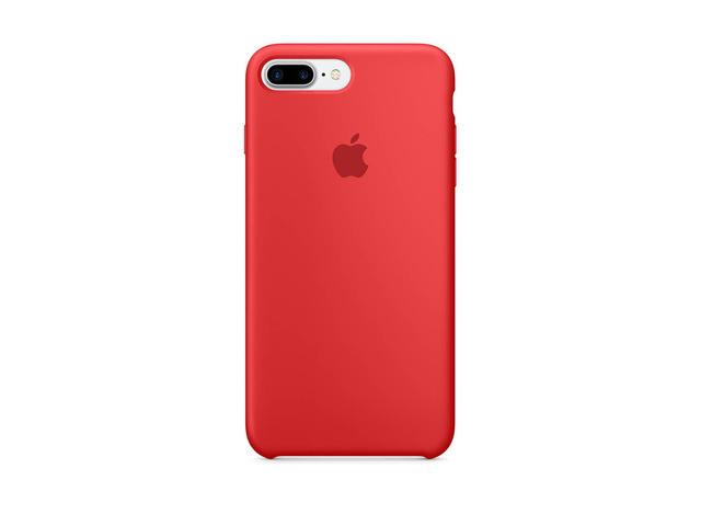 Калъфи Apple iPhone 7 Plus Silicone Case, в червено