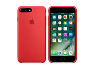Калъфи Apple iPhone 7 Plus Silicone Case, в червено