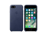 Калъфи Apple iPhone 7 Leather Case, Midnight Blue