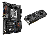 Дънни платки Комплект Asus ROG STRIX X99 GAMING  +  Asus GeForce ROG STRIX GTX 1080-A8G-GAMING