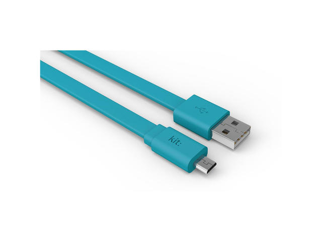 Кабели и Адаптери Kit FRESH microUSB, в синьо