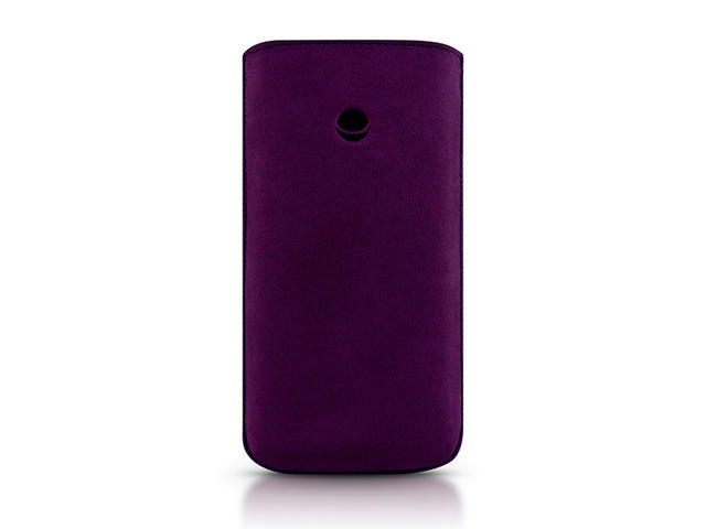 Калъфи BEYZA RetroStrap Plus Leather Case iPhone SE (5S) - Purple