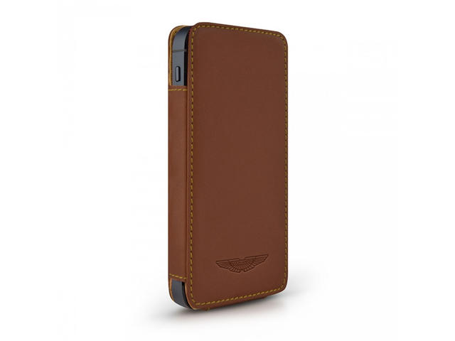 Калъфи BEYZA Аston Martin Slim TP Series Leather Case iPhone SE (5S)- Tan