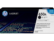 Консумативи Оригинален тонер HP 650A Black LaserJet