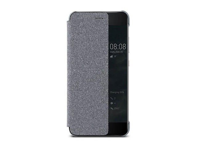 Калъфи Huawei P10 Flip Cover, в светлосиво