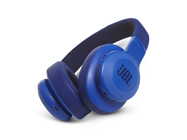 Слушалки JBL E55BT, в синьо