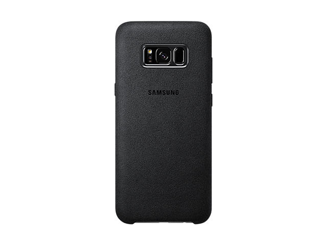 Калъфи Samsung Galaxy S8+ Alcantara Cover, в сиво-черно