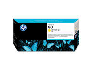 Консумативи Оригинален консуматив HP 80 original printhead yellow