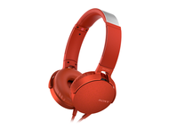 Слушалки Sony MDR-550AP, в червено