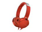 Слушалки Sony MDR-550AP, в червено