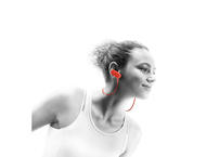 Слушалки Sony MDR-XB50BS, в червено