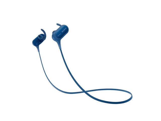 Слушалки Sony MDR-XB50BS, в синьо