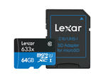 Карти памет 64GB microSDXC Lexar High-Performance 633x