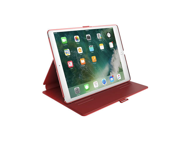 Калъфи за таблети SPECK Balance Folio iPad 9.7 - Dark Poppy Red/Velvet Red