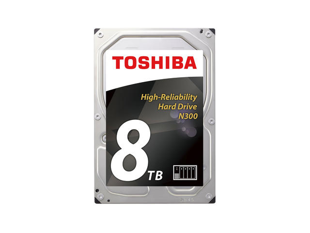 Твърди дискове 8TB 7200 rpm Toshiba N300 NAS