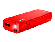 Външни батерии TRUST Primo Power Bank 4400 mAh, Red