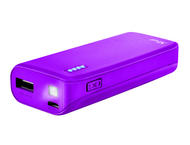 Външни батерии TRUST Primo Power Bank 4400 mAh,Purple