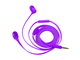 Слушалки TRUST Duga purple