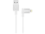 Кабели и Адаптери Moshi Lightning към USB с 90-градусов конектор, 1.5 метра, бял