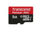 Карти памет 8GB microSDHC Transcend Premium Class 10 400x