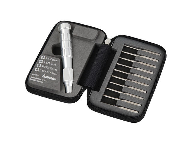 Джаджи Отвертка с 10 накрайници HAMA 53052