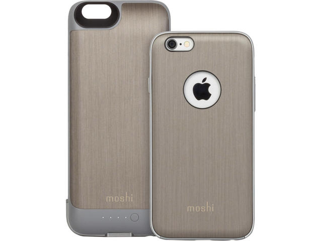 Калъфи Moshi iGlaze Ion Battery Case за iPhone 6/6S - Titanium