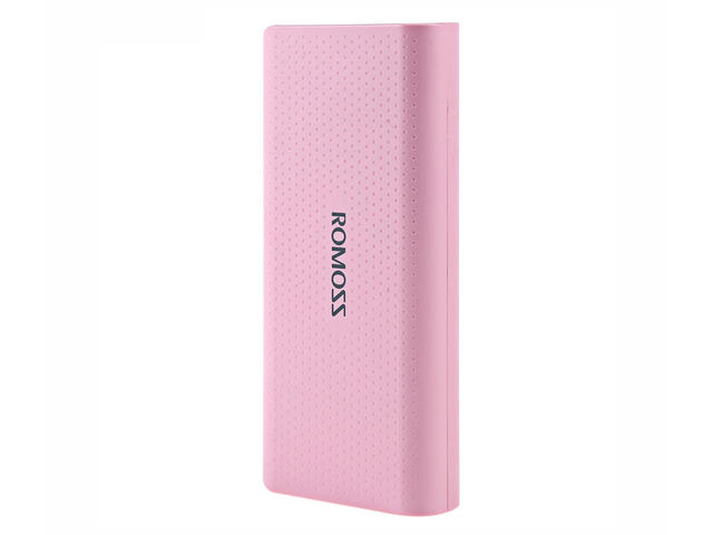 Външни батерии Romoss sense 4 LED, 10400mAh в розово