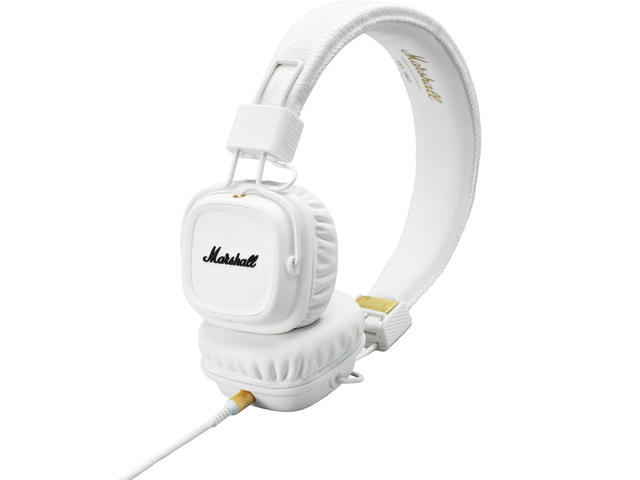 Слушалки Marshall Major II, в бяло