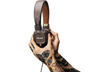 Слушалки Marshall Major II, в кафяво