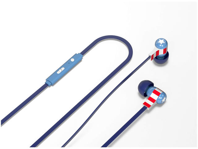 Слушалки Tribe Marvel Captain America Swing