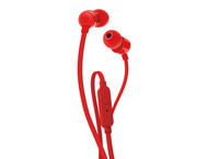 Слушалки JBL T110, в червено