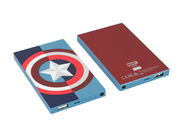 Външни батерии Tribe Marvel Captain America Power Bank 4000 mAh