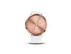 Смарт часовници Garmin vivomove HR Sport Rose Gold с бяла каишка, размер M